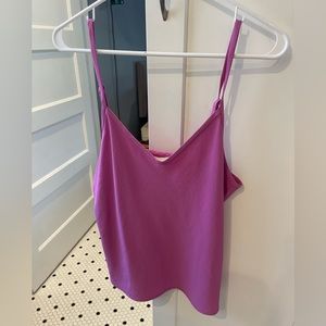 Everlane camisole in beautiful orchid color